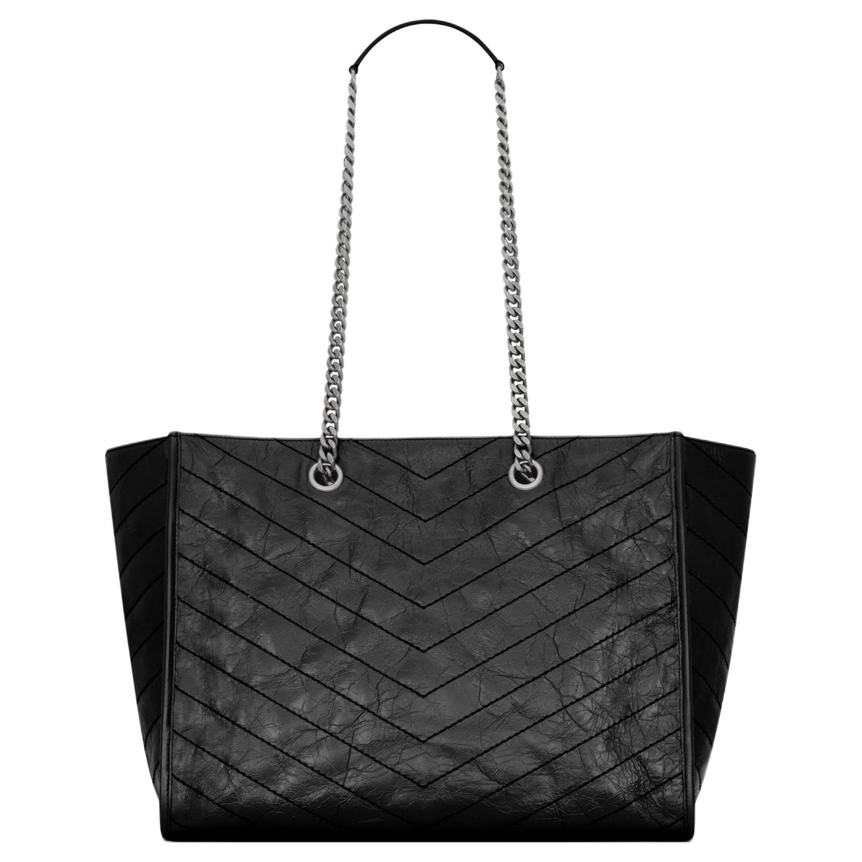 Женская сумка Тоут SAINT LAURENT Niki V (черная) — фото 4