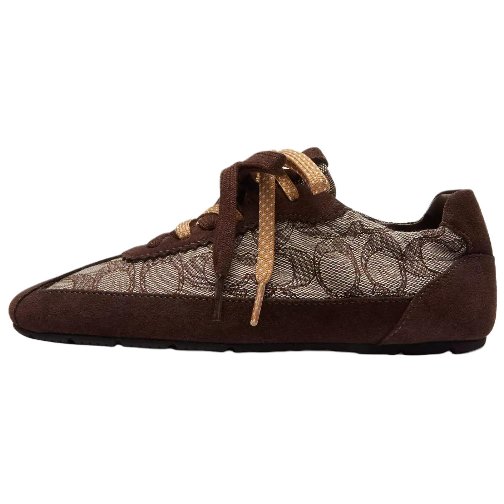 Женские кроссовки COACH (коричневые)
