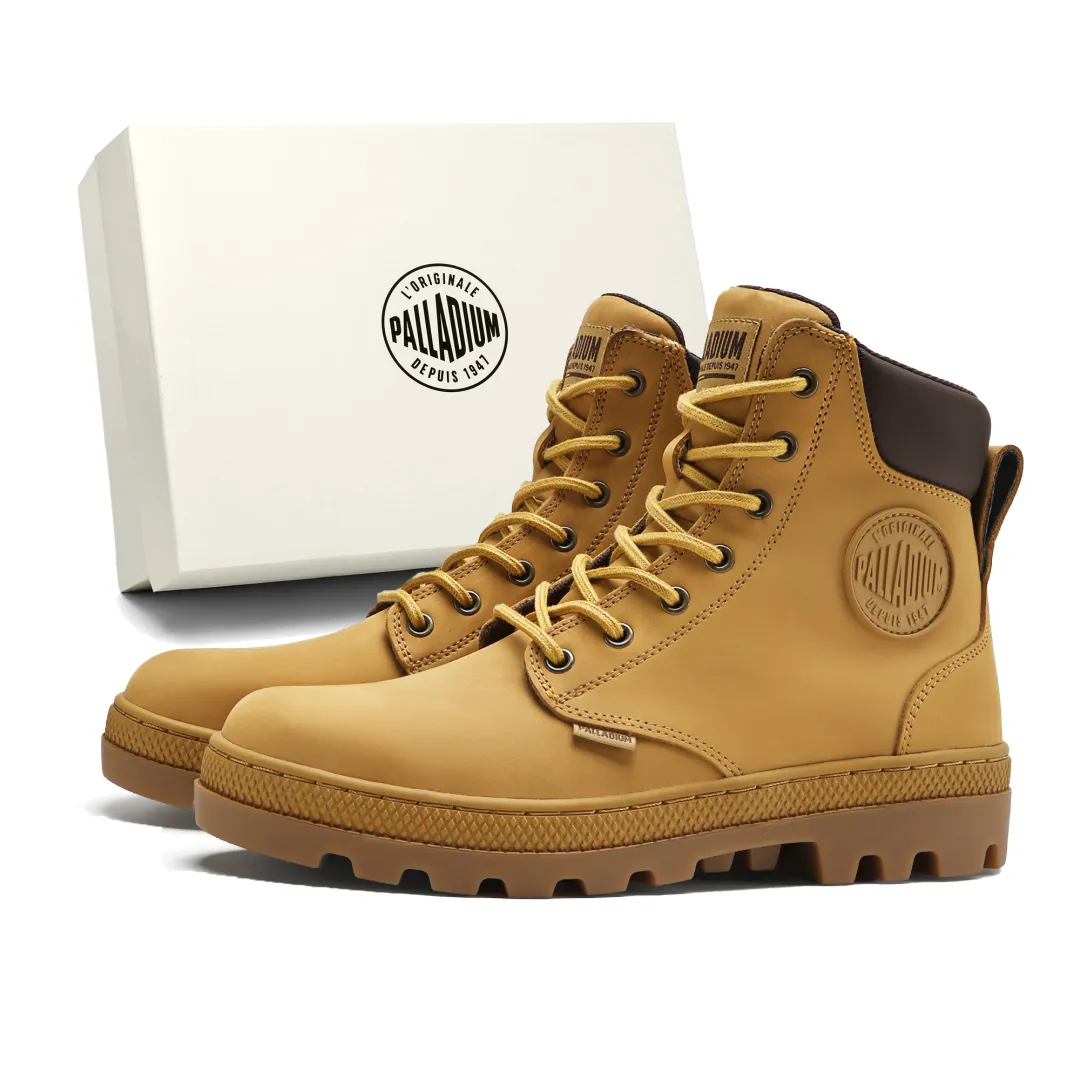 Palladium Combat Boots Unisex Yellow