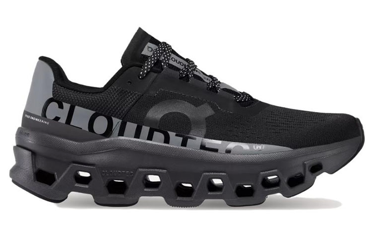 On Running CloudmOnster Lumos Black Women’s