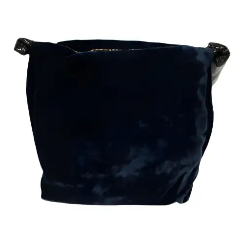 THE ROW Velvet Handbag, Shoulder Bag Women's Blue