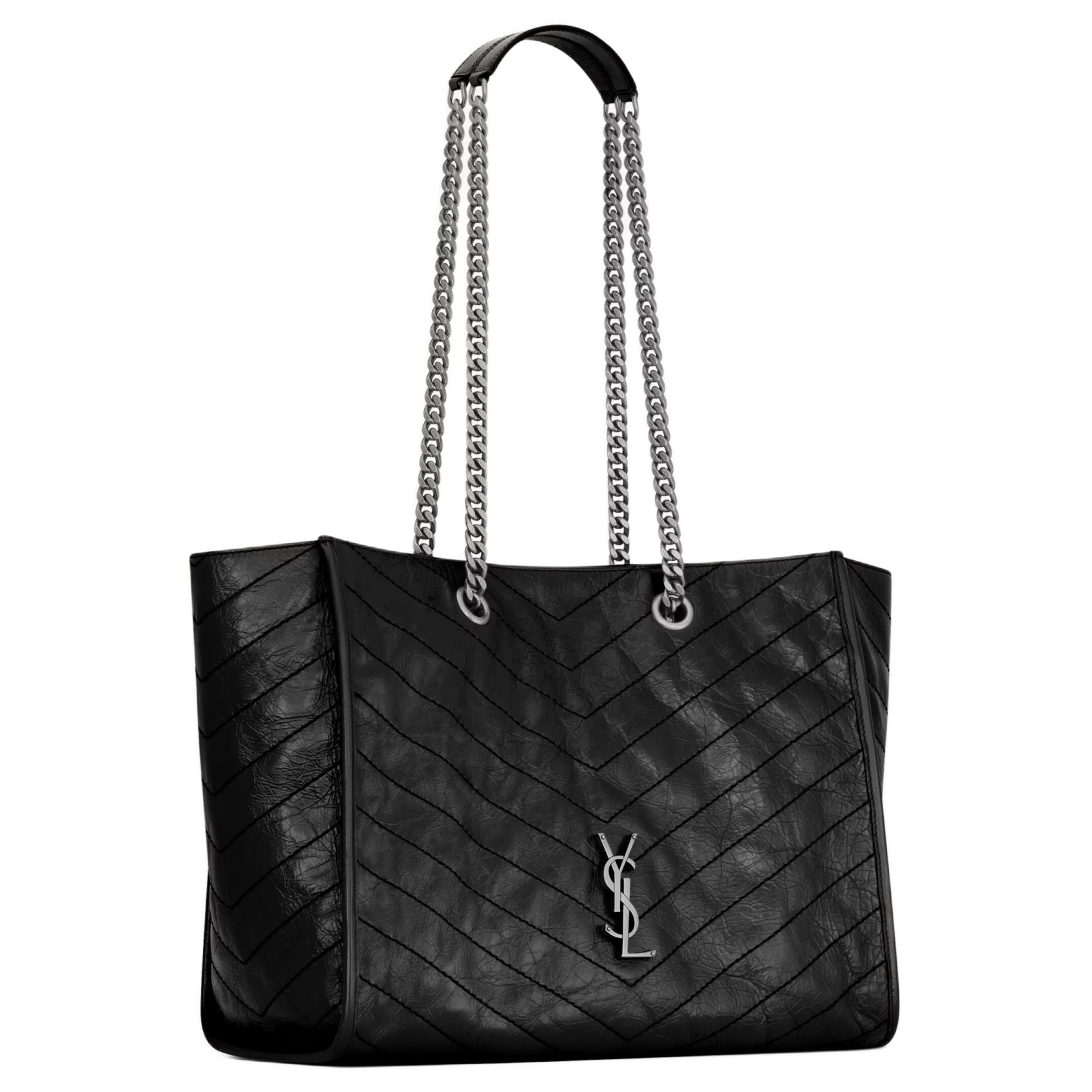 Женская сумка Тоут SAINT LAURENT Niki V (черная) — фото 2