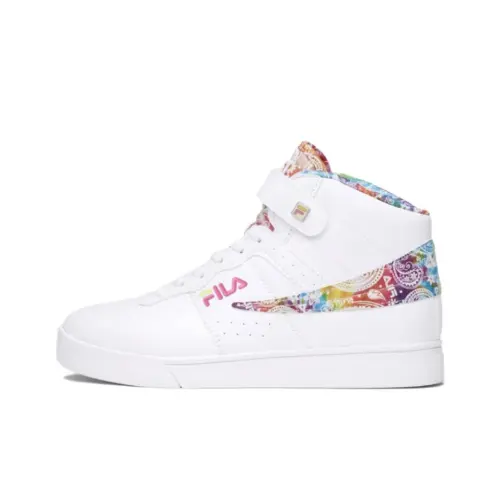 FILA VULC 13 RG Comfortable Mid top Skateboard Shoes Women's White