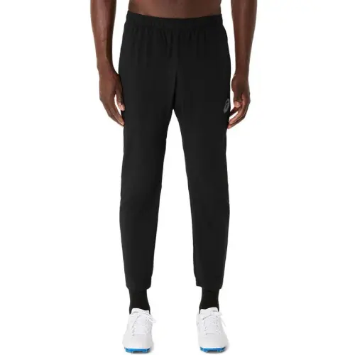 Asics STRETCH WOVEN SLIM PANTS Soccer Bottom Men's Black