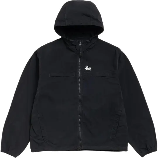 Stussy SS26 ЛЕГКАЯ КУРТКА С КАПЮШОНОМ Свободная повседневная, удобная и модная куртка с длинными рукавами, одинакового стиля для мужчин и женщин