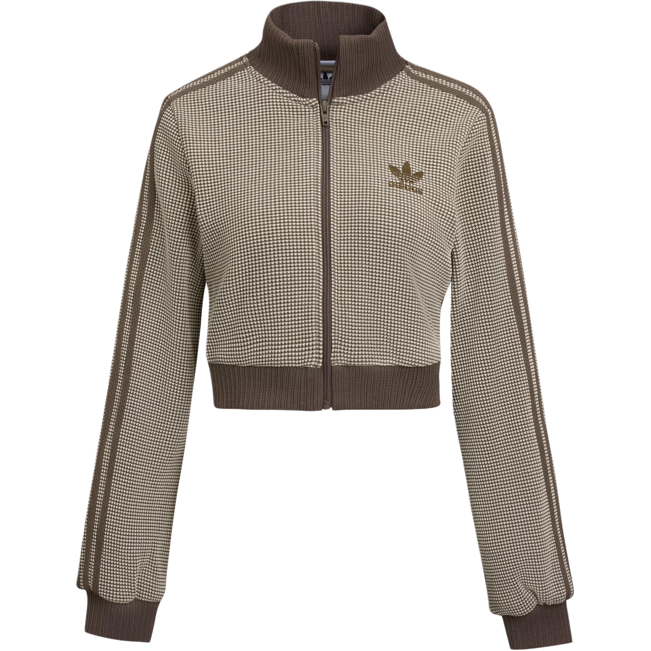 Женская куртка adidas originals TRACK TOP CROP (черная)