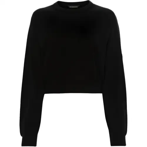 Balenciaga SS24 Sweater Loose Fit Women's Black