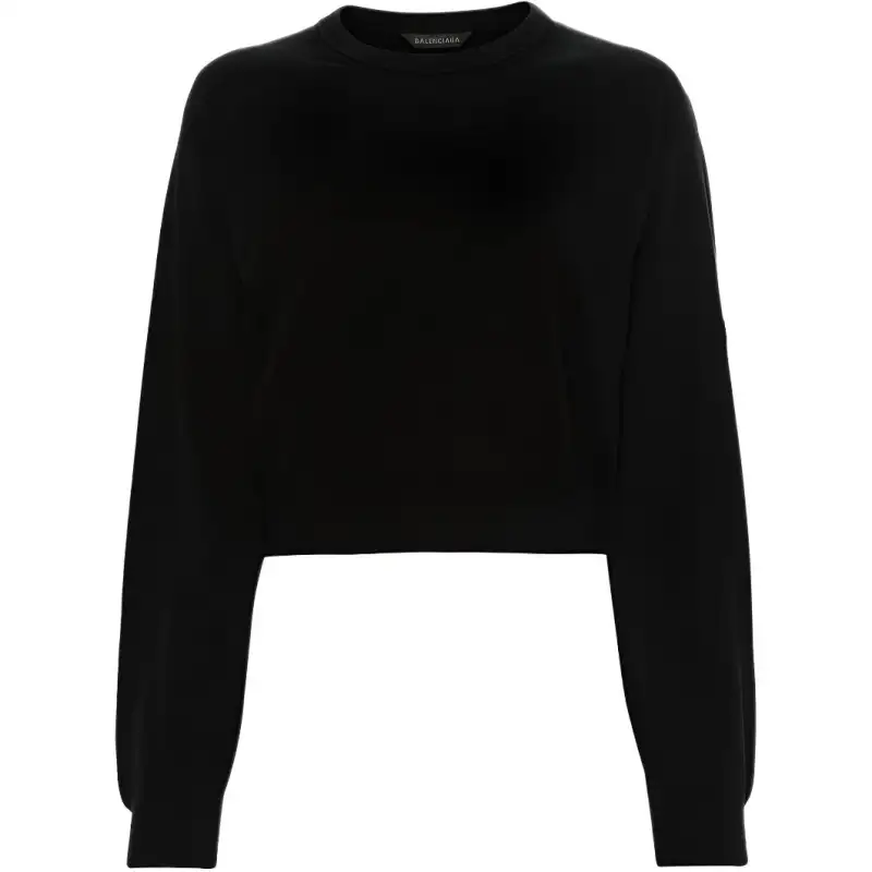 Balenciaga SS24 Sweater Loose Fit Women's Black