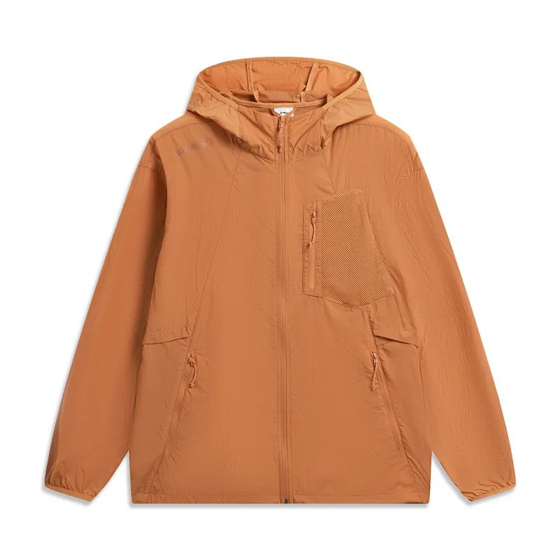 Li Ning Outdoor CF Tracing Sun Protection Clothing Men's Amber Brown
