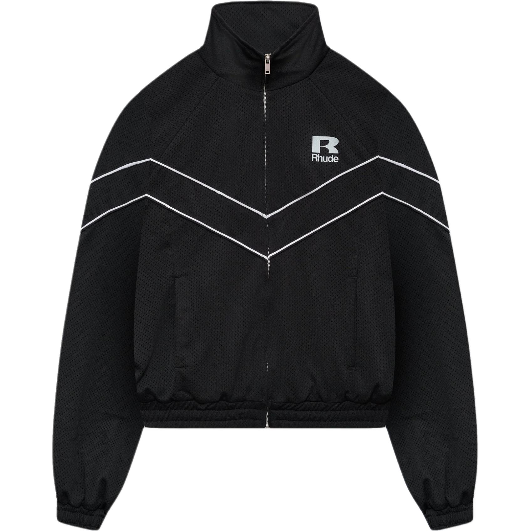 Мужская куртка RHUDE RHUDE Mesh Piping Raglan Track Jacket (черная)