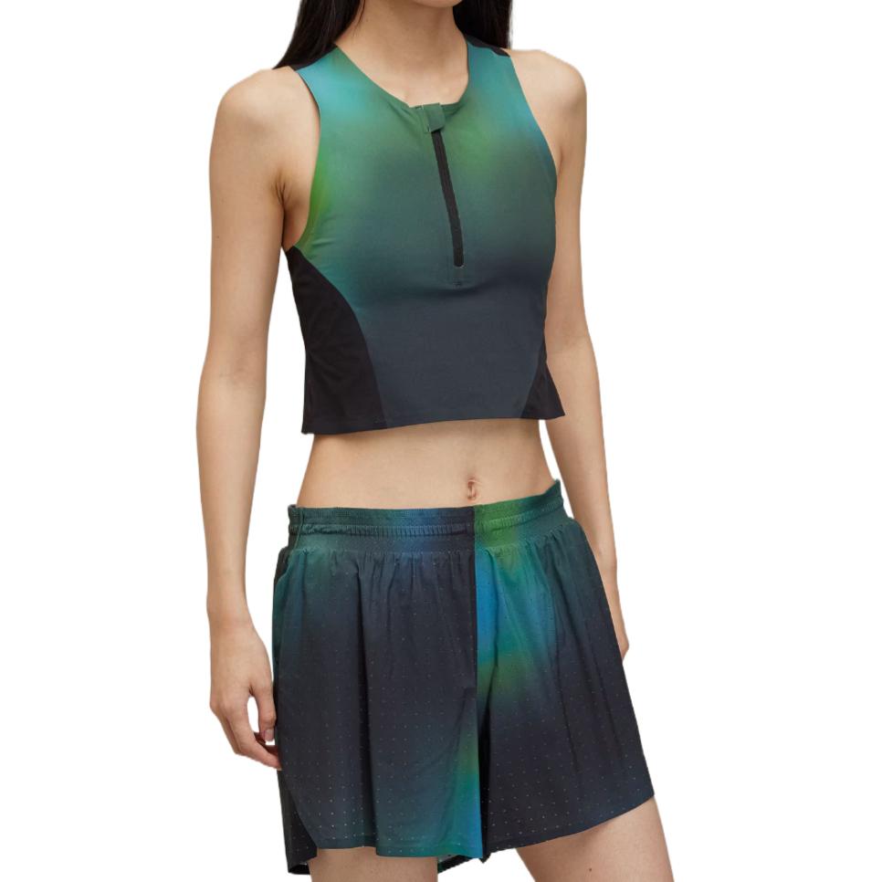 Y-3 abstract-print performance top