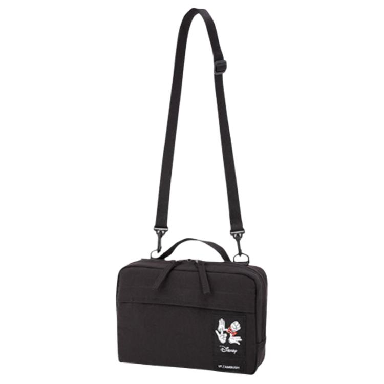 UNIQLO Uniqlo, Disney, foldable nylon black bag for leisure with zipper for men and women