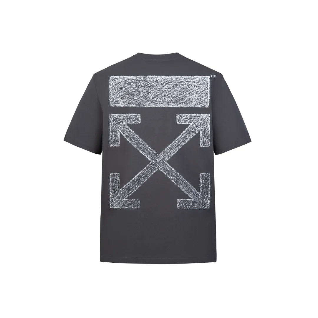 OFF WHITE T Shirts Unisex Crew Neck Moderate Heavyweight