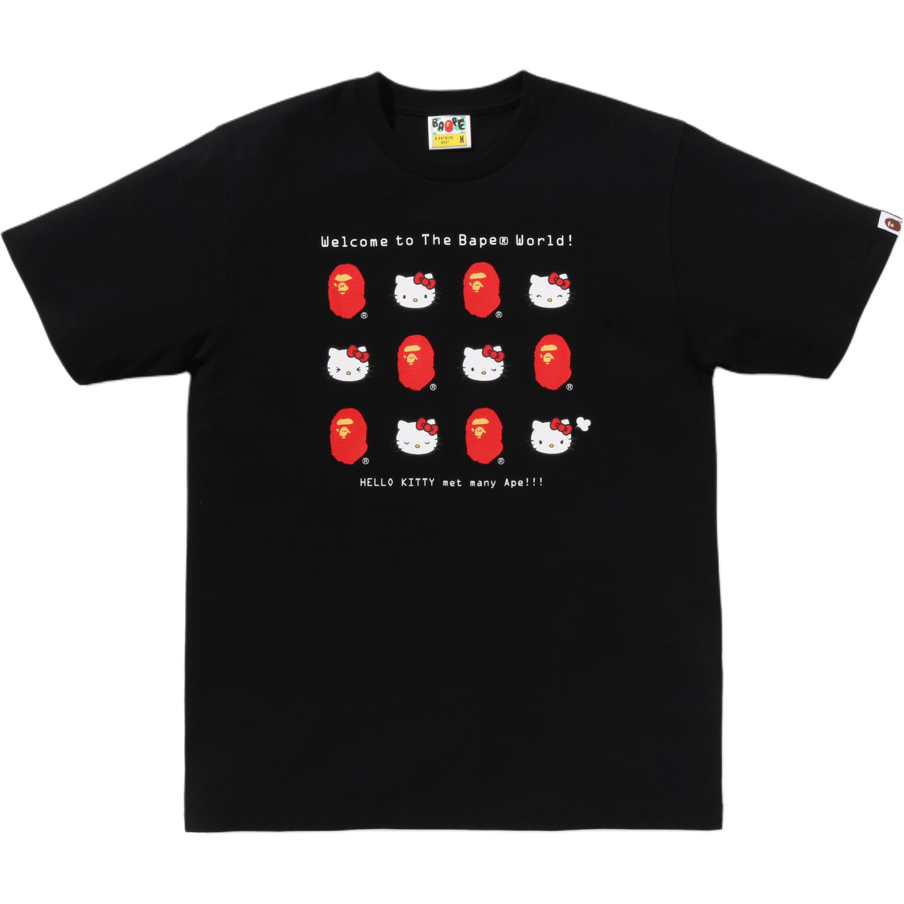 Детская футболка A BATHING APE × Hello Kitty (белая)