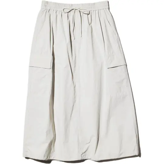 Легкая и удобная повседневная длинная юбка UNIQLO SS26 на шнурке для женщин