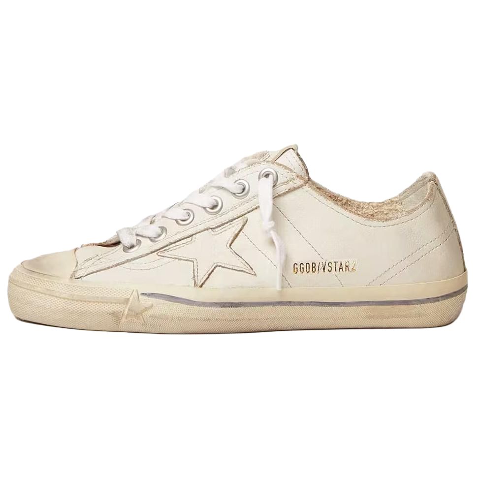 Мужские кеды Golden Goose V-Star (белые)