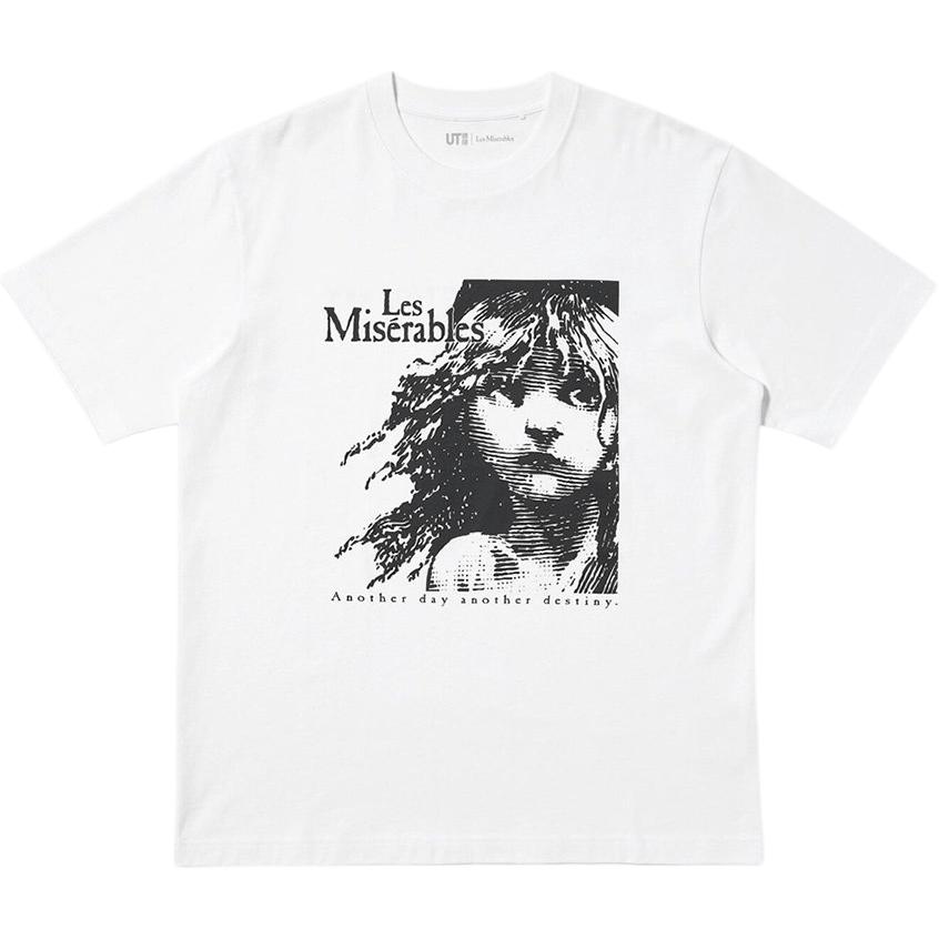 Мужская футболка UNIQLO Musical Print (белая)