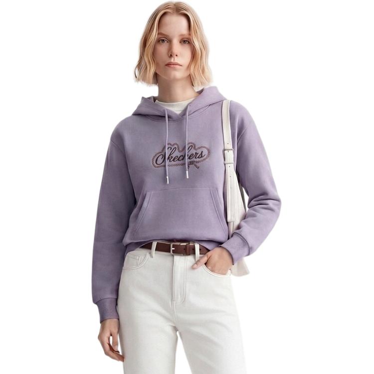Женское худи Skechers Knit Hoodie (розовое)