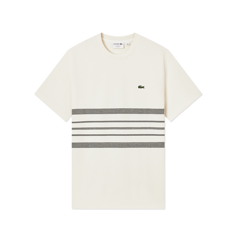 Мужская футболка LACOSTE с длинным рукавом (полосатая)