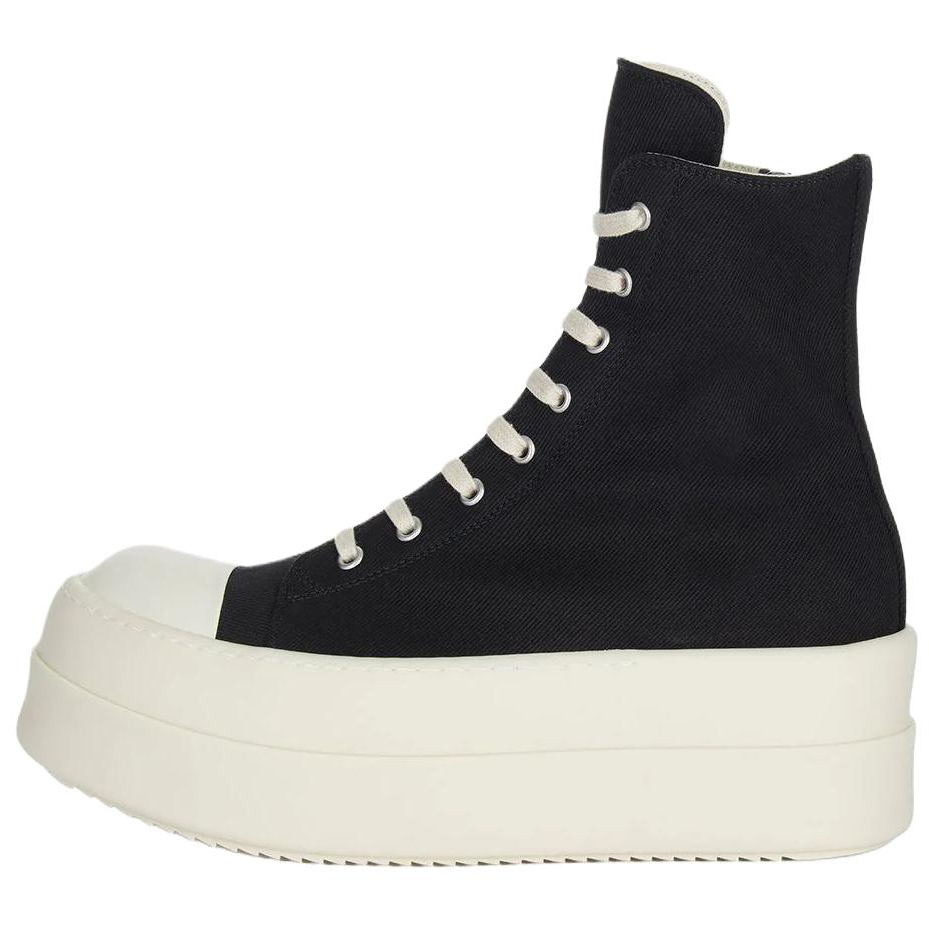 Мужские кеды Rick Owens Rick Owens DRKSHDW Temple Mega Bumper 6.5cm (черно-белые)