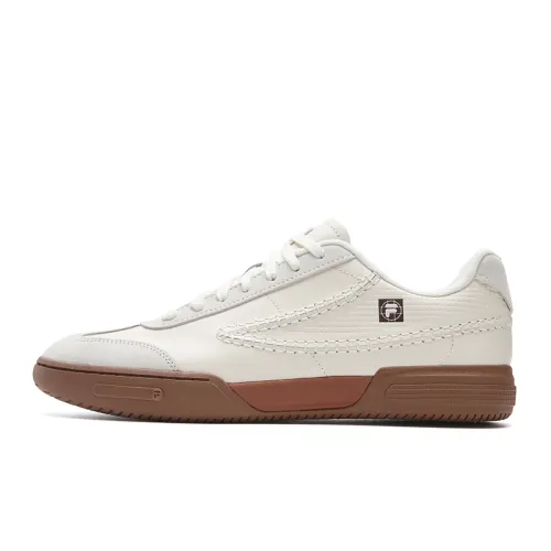 FILA Fila TIFO FX Fashionable, simple, classic retro T-top, versatile and comfortable, thin-soled texture, low-top tennis shoes, men's style, slightly white