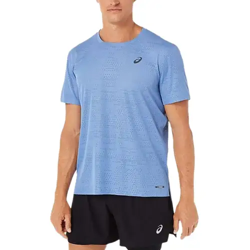 ASICS Ventilate Actibreeze Short Sleeve Top T Shirt Men's Light Blue