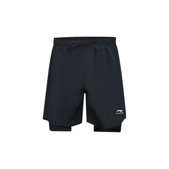 Li Ning Running Shorts Unisex Black Moderate