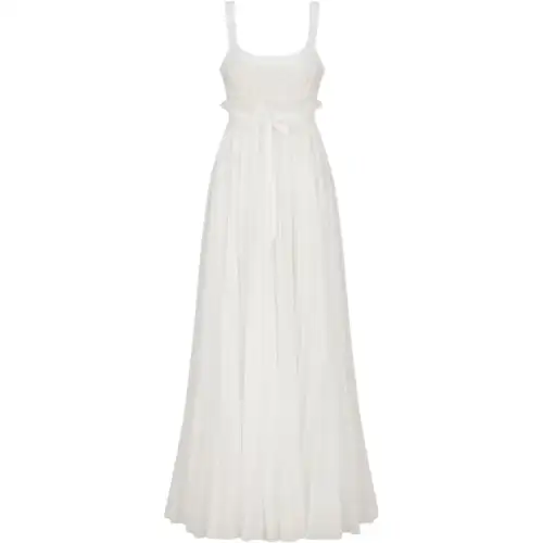 DIOR FW23 Slip Dress Women's White