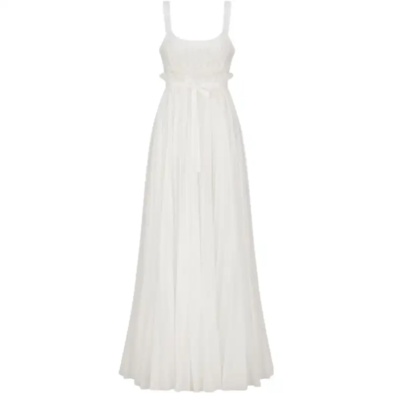 DIOR FW23 Slip Dress Women's White