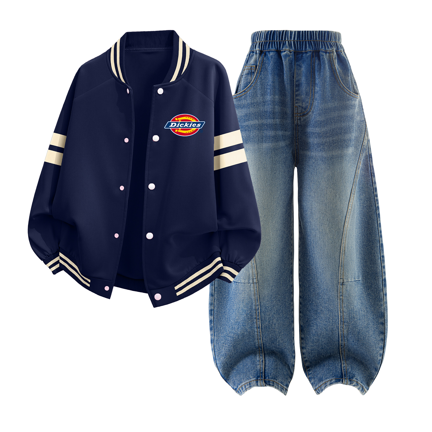 Мужские куртка Dickies Dickies 2 (сине-розовая)