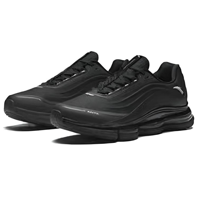 Anta Cushioning Abrasion Resistant Breathable Coverage Low top Running Shoes Men’s Black