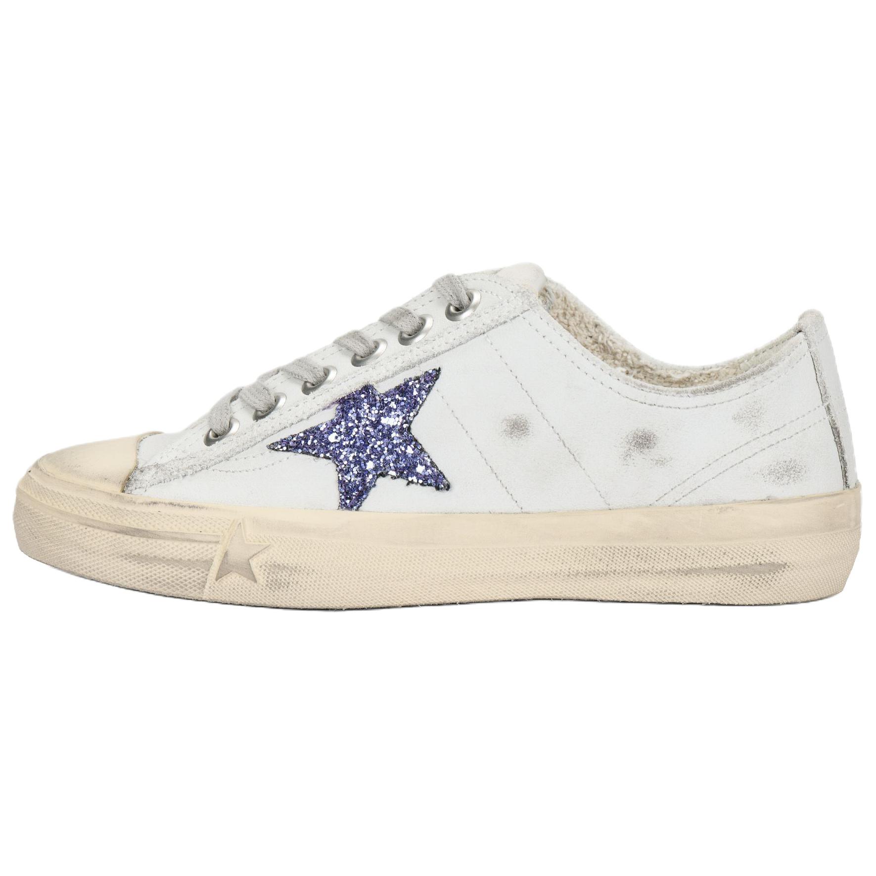 Женские кеды Golden Goose V-Star 2 (белые)