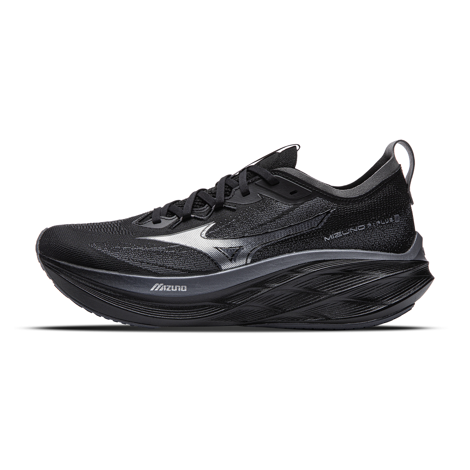 Кроссовки Mizuno PI PLUS 2 (черно-серые)