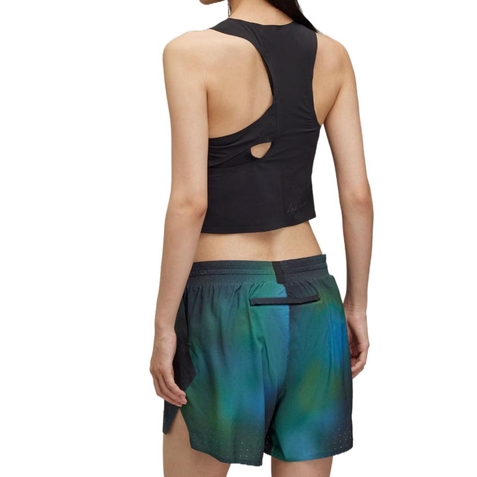 Y-3 abstract-print performance top