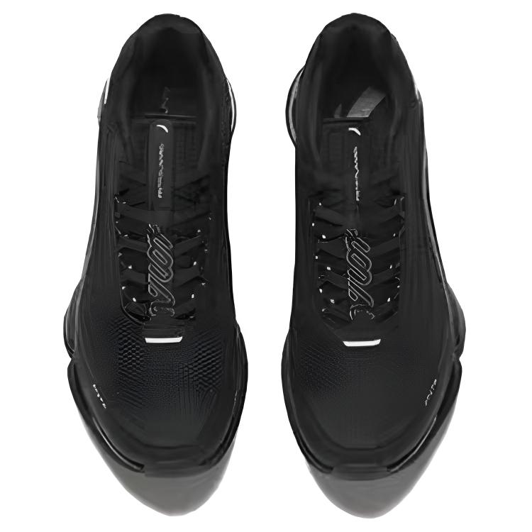 Anta Cushioning Abrasion Resistant Breathable Coverage Low top Running Shoes Men’s Black