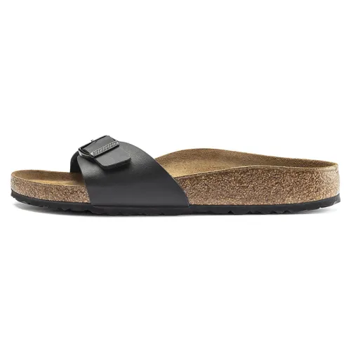 Birkenstock Madrid Slide Slippers Unisex Black Narrow