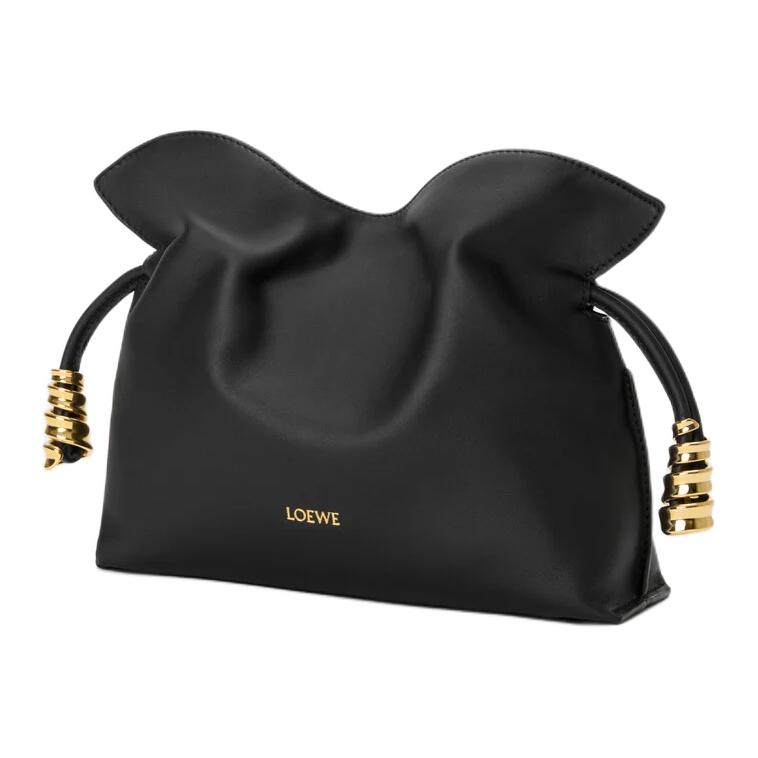Женские сумка LOEWE Flamenco Coil (черные) — фото 3