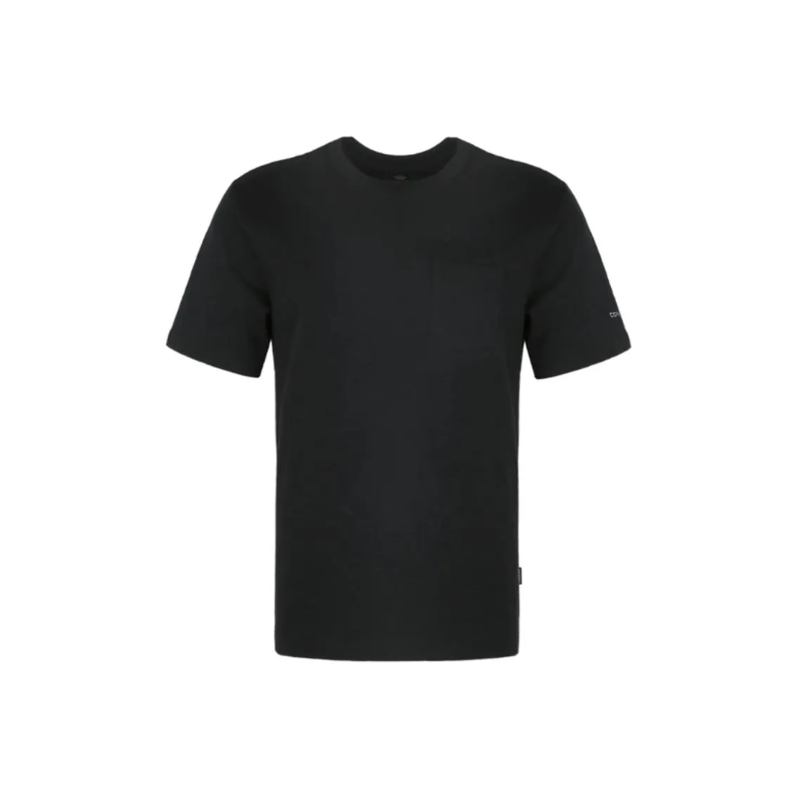 Converse T-Shirts Men's Black Crew Neck Moderate
