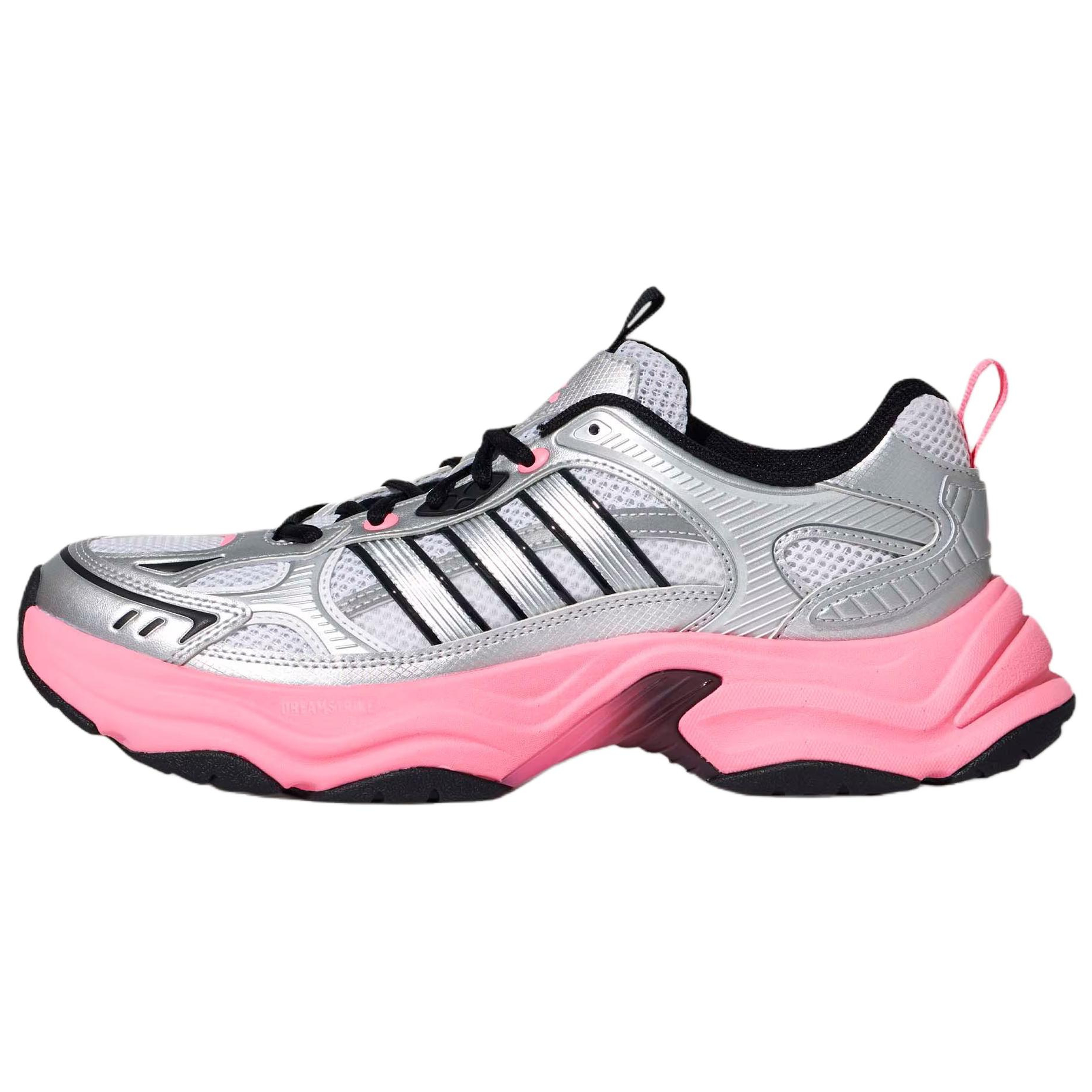 Женские кроссовки adidas XLG FIN PULSE (серебристо-розовые)