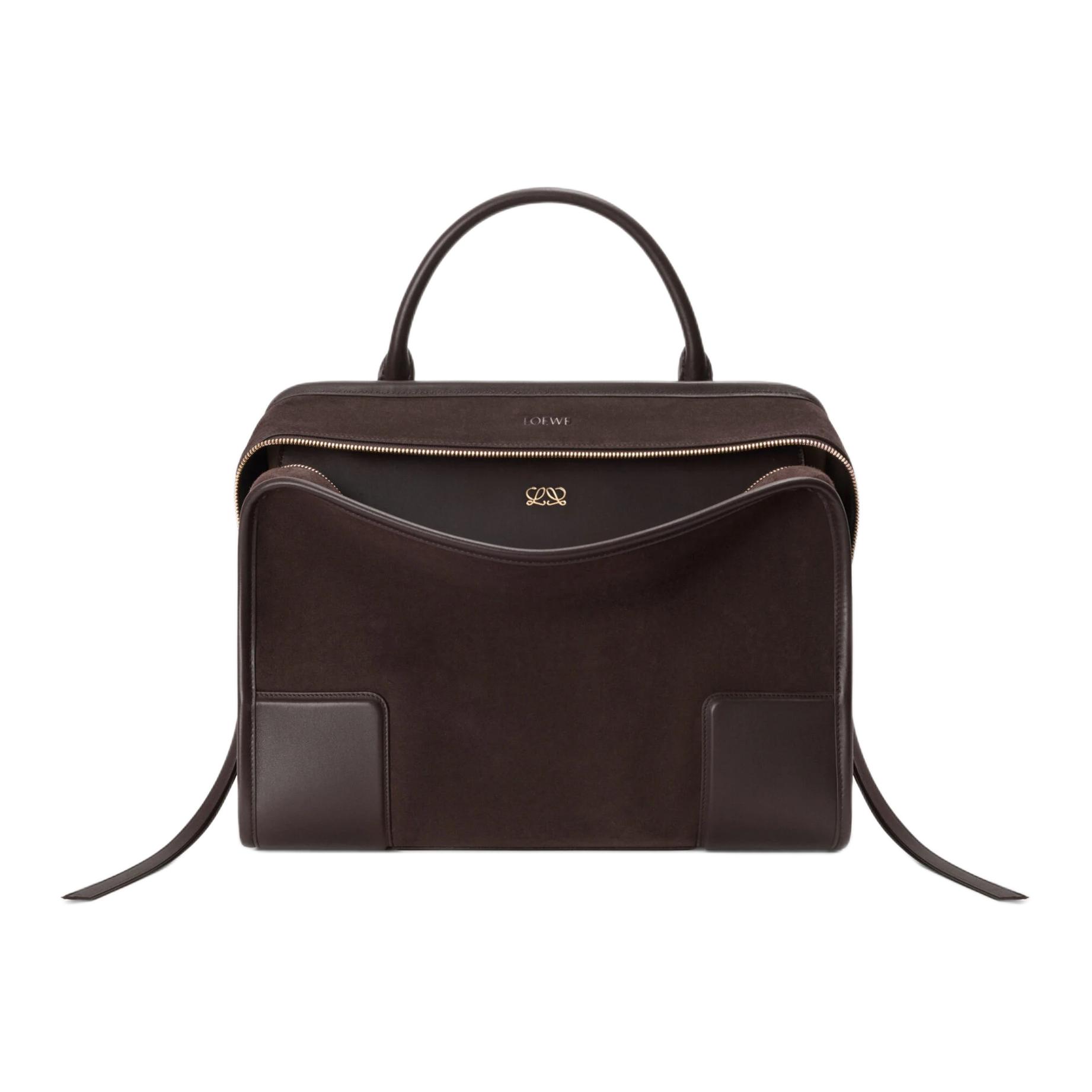 Женская сумка LOEWE Amazona 180 (каштановая)