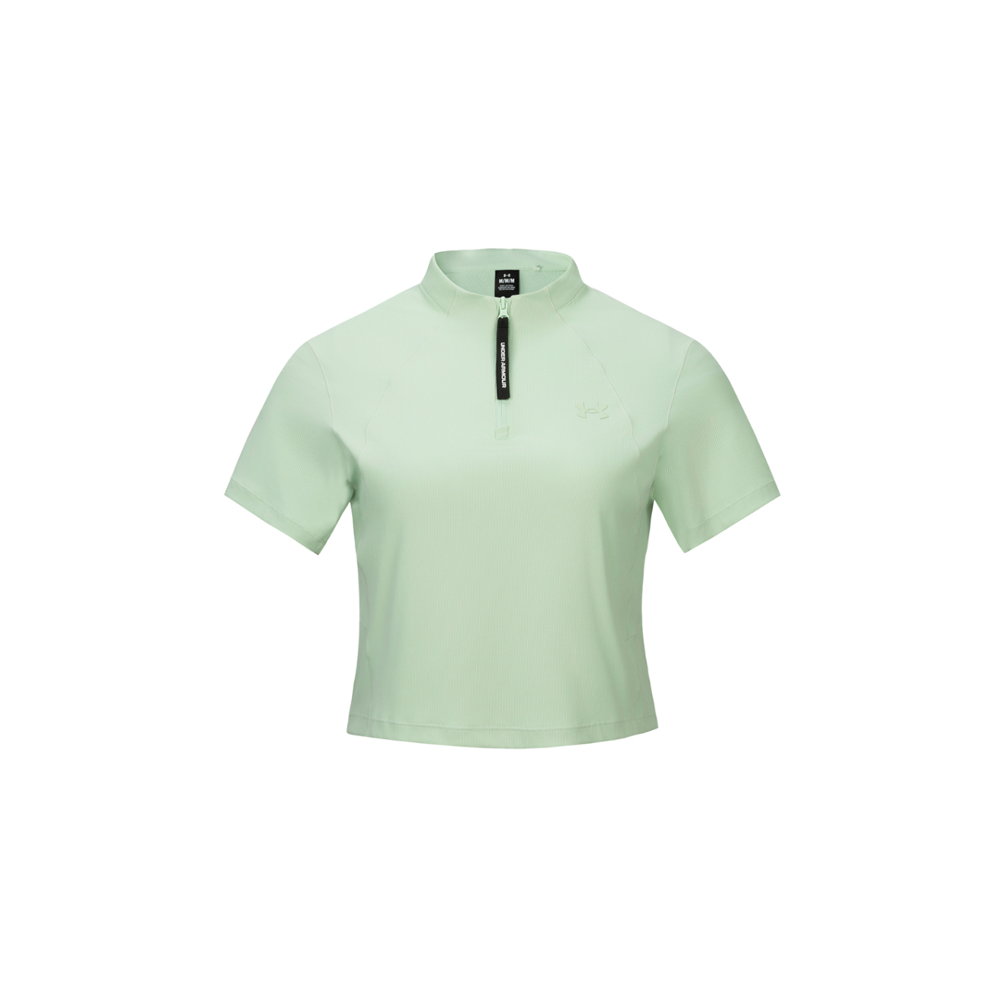 Женская футболка Under Armour с молнией (черная)