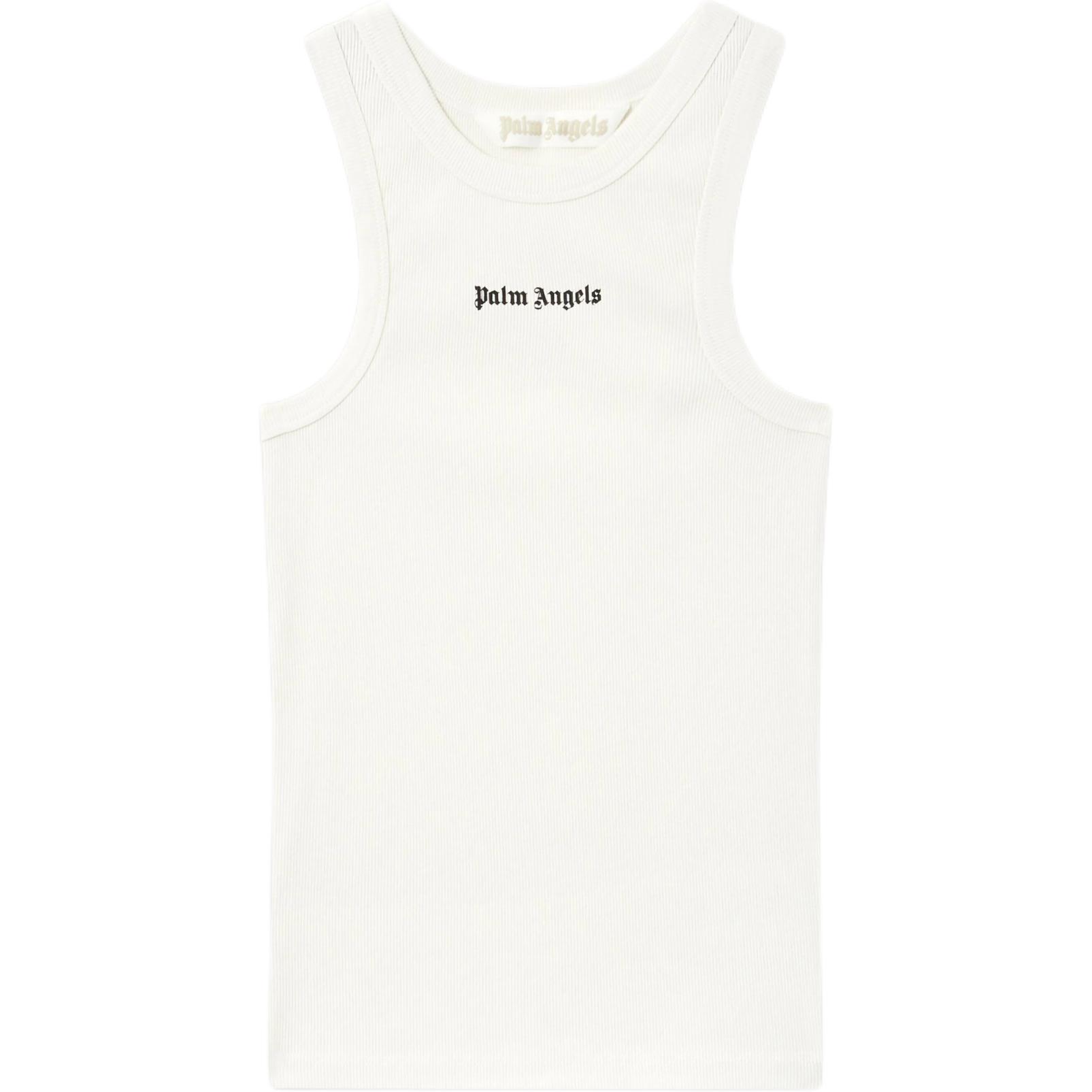 Женская майка PALM ANGELS PWAC024S26JER0010310 (черная)