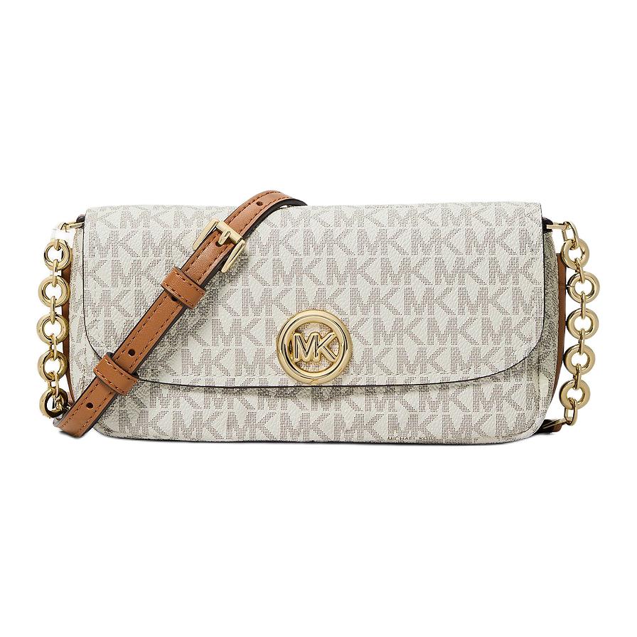 Женская сумка MICHAEL KORS Nolita (ванильно-коричневая)