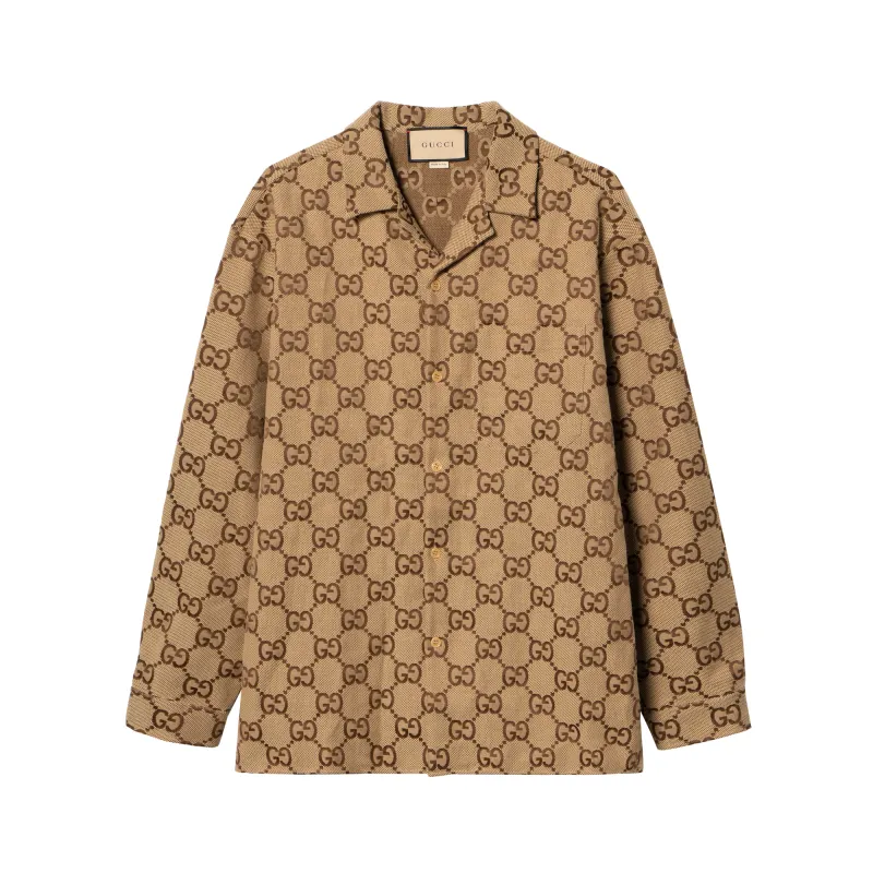 GUCCI Maxi Gg Canvas Shirt