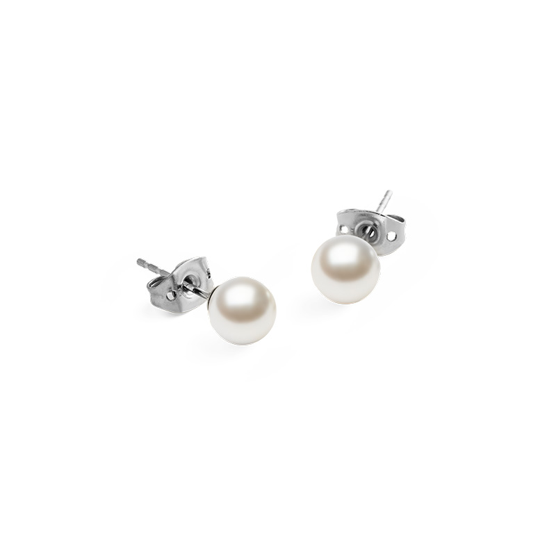 Daniel Wellington Daniel Wellington DW Pearlescent Series Pearl Earrings Alloy Earrings Women's Silver