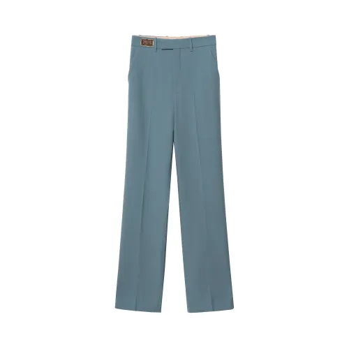 GUCCI High Waist Horsebit Trousers