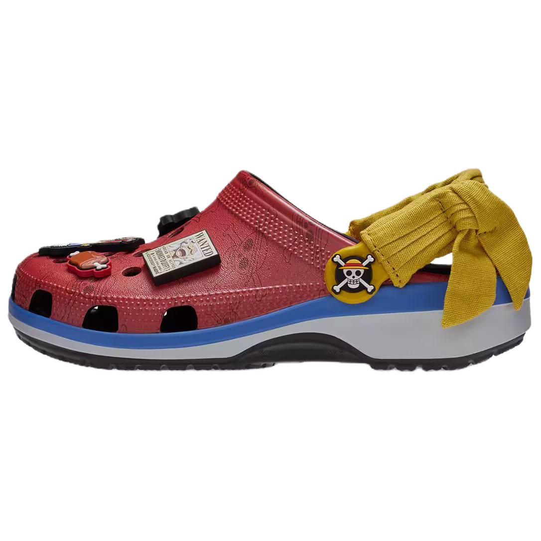 Сабо Crocs x ONE PIECE Luffy Classic Clog (красные)