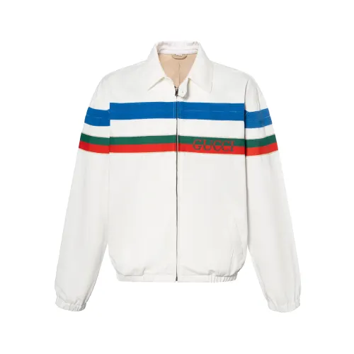 GUCCI Jackets & Coats Men's White