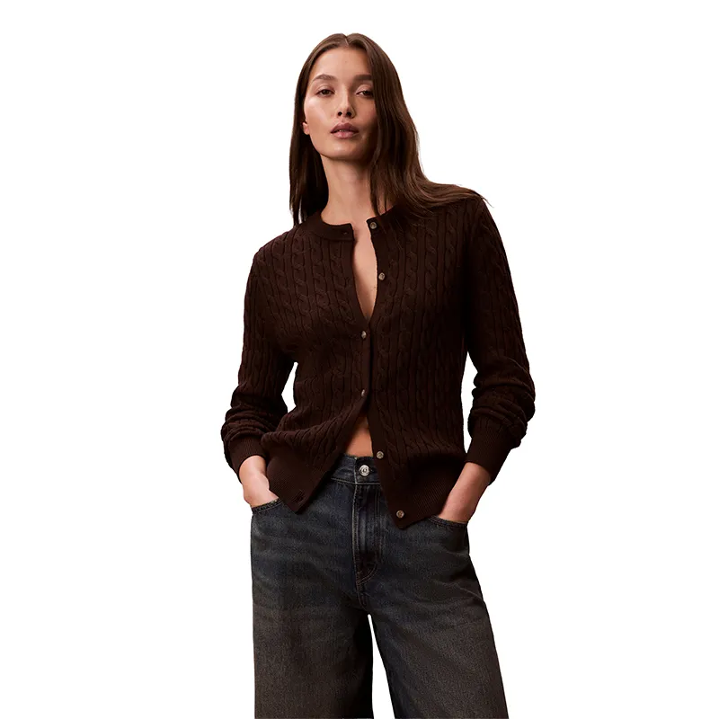 Calvin Klein cable-knit cardigan