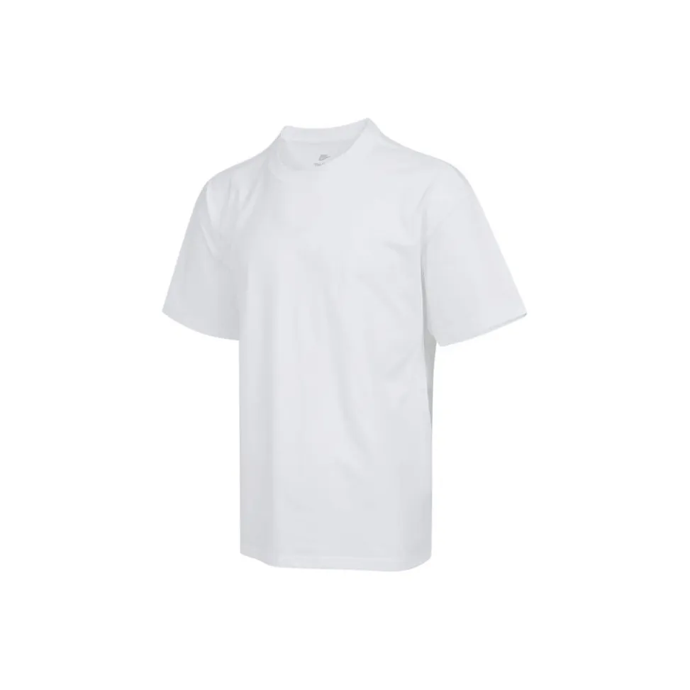 Nike T-Shirts Unisex White Crew Neck Moderate